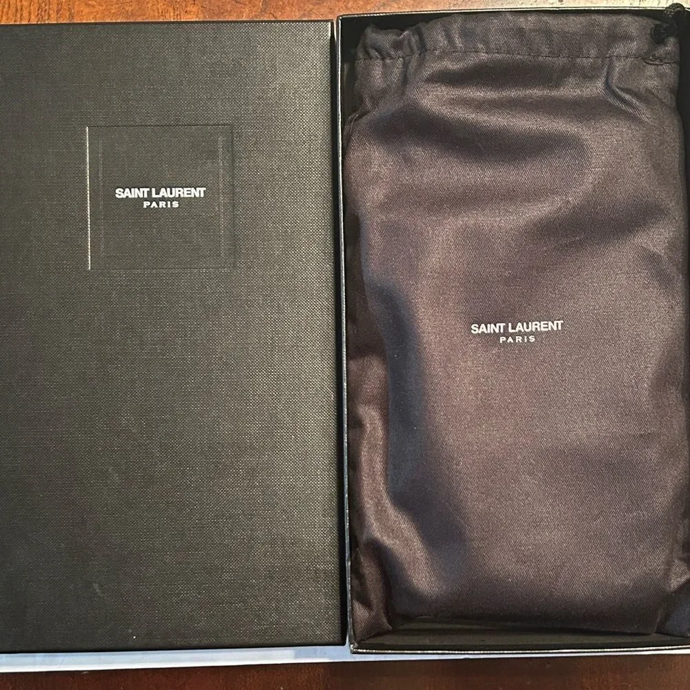 Authentic Saint Laurent Pink Zippy Wallet